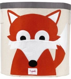 3 Sprouts Storage Bin - Fox Orange