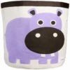 3 Sprouts Storage Bin - Hippo Purple -Little Unicorn Store 3 sprouts storage bin hippo purple 54