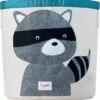 3 Sprouts Storage Bin - Raccoon Grey -Little Unicorn Store 3 sprouts storage bin raccoon grey 54