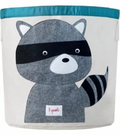 3 Sprouts Storage Bin - Raccoon Grey