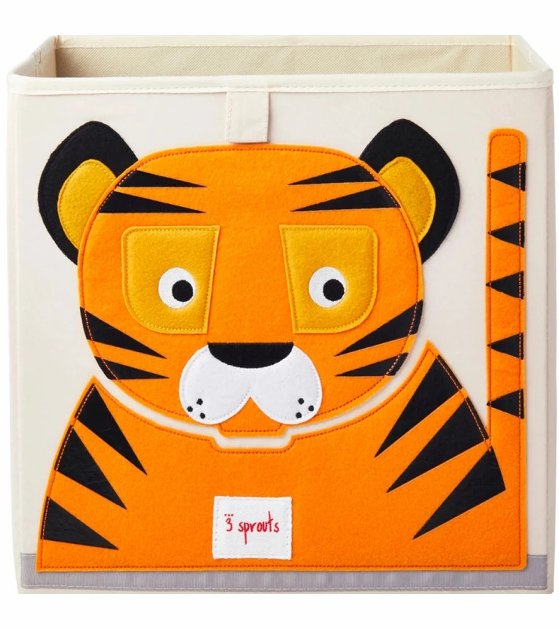 3 Sprouts Storage Box - Tiger 3 3 Sprouts Storage Box - Tiger