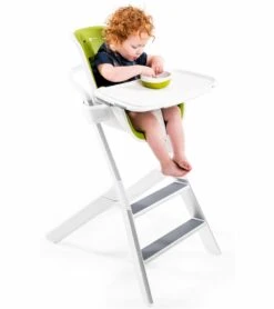 4moms High Chair - White/Green -Little Unicorn Store 4moms high chair white green 279