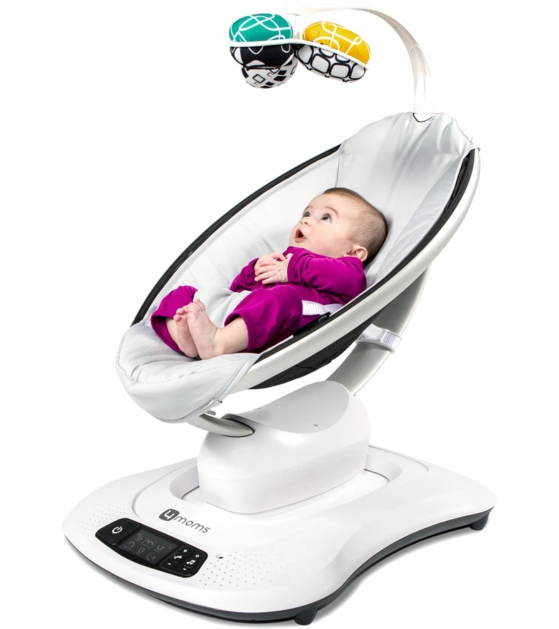 4moms Mamaroo 4 Baby Swing - Classic Grey 6 4moms Mamaroo 4 Baby Swing - Classic Grey - Image 4