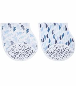 Aden + Anais Burpy Bibs, 2 Pack - Gone Fishing