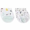 Aden + Anais Classic Burpy Bibs, 2 Pack - Around The World -Little Unicorn Store aden anais classic burpy bibs 2 pack around the world 125