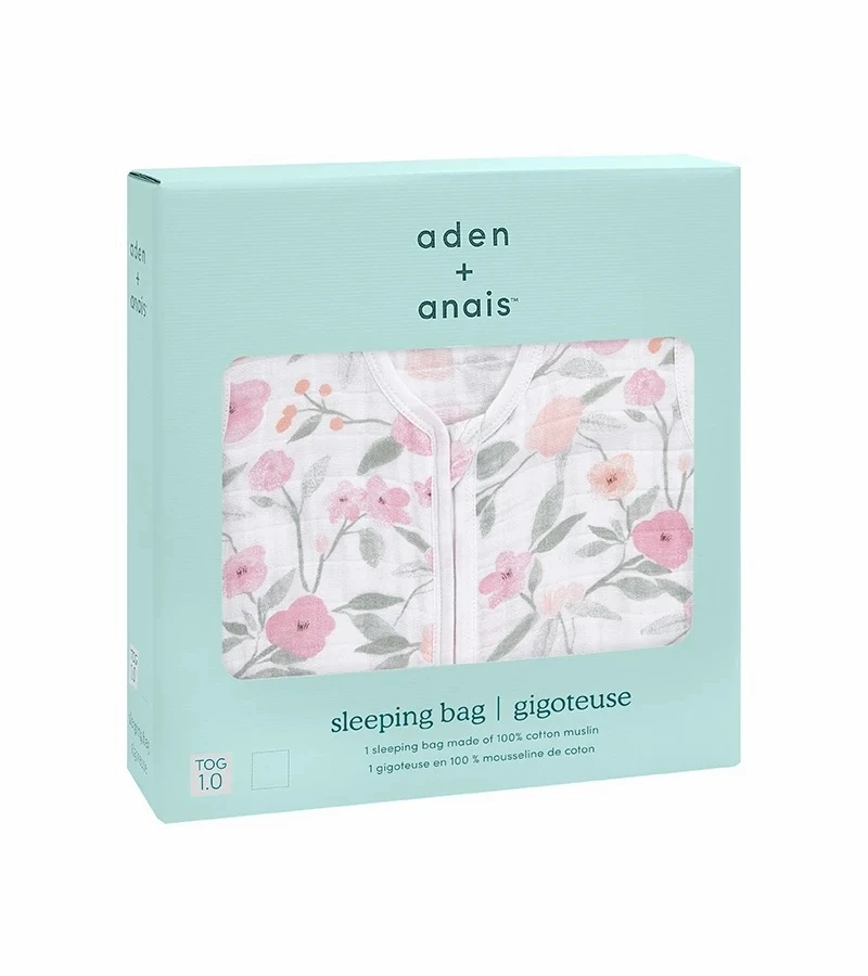 Aden + Anais Classic Sleeping Bag - Ma Fleur Garden Party (0-6 Months) 4 Aden + Anais Classic Sleeping Bag - Ma Fleur Garden Party (0-6 Months) - Image 2