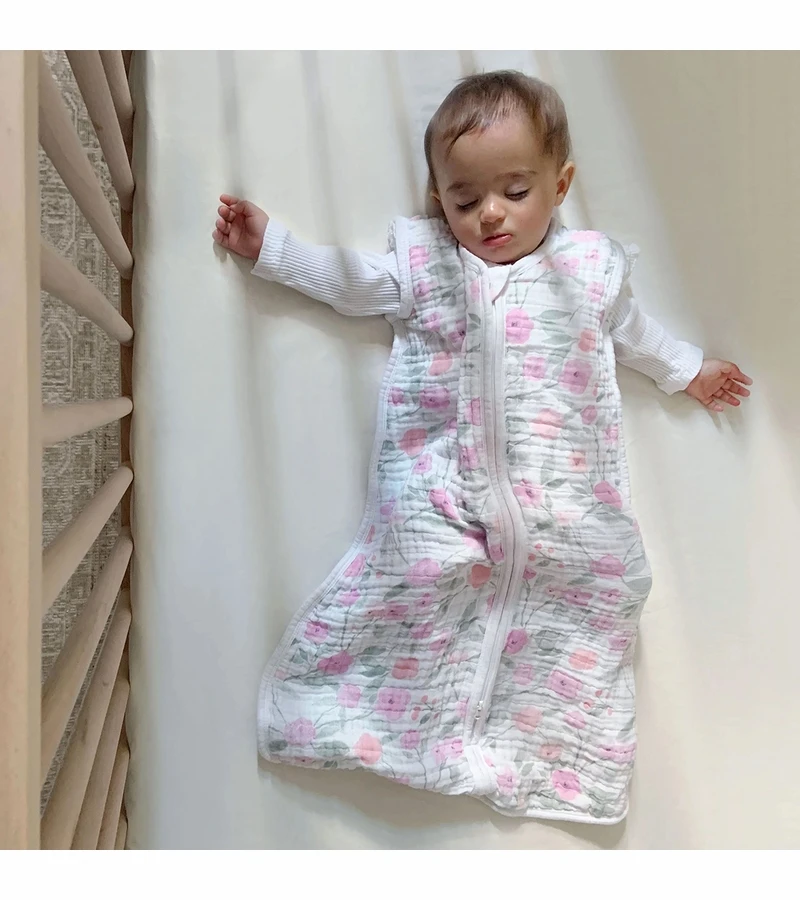 Aden + Anais Classic Sleeping Bag - Ma Fleur Garden Party (0-6 Months) 5 Aden + Anais Classic Sleeping Bag - Ma Fleur Garden Party (0-6 Months) - Image 3
