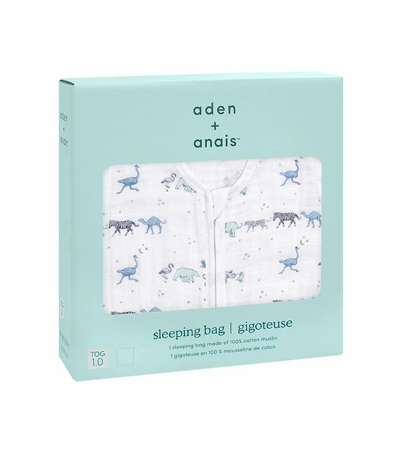 Aden + Anais Classic Sleeping Bag - Rising Star Follow The Stars (0-6 Months) 4 Aden + Anais Classic Sleeping Bag - Rising Star Follow The Stars (0-6 Months) - Image 2