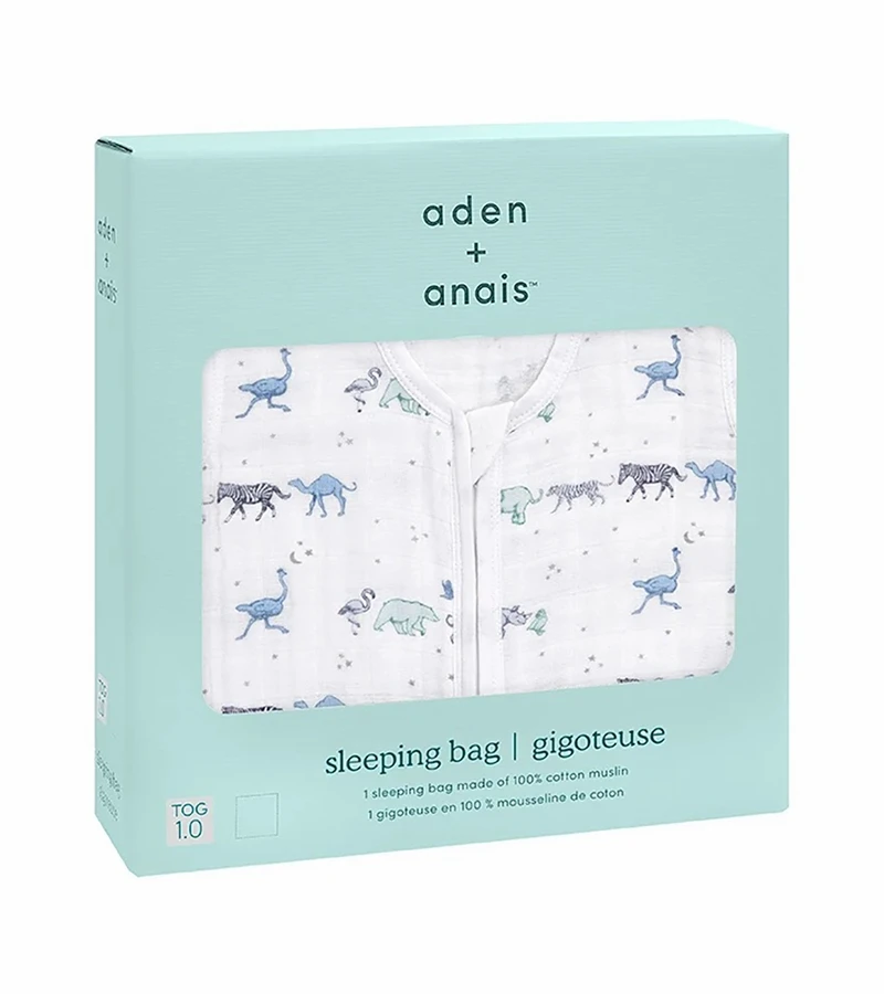 Aden + Anais Classic Sleeping Bag - Rising Star Follow The Stars (6-18 Months) 4 Aden + Anais Classic Sleeping Bag - Rising Star Follow The Stars (6-18 Months) - Image 2