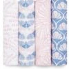 Aden + Anais Classic Swaddle Wraps, 4 Pack - Deco