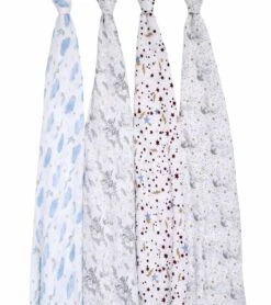 Aden + Anais Classic Swaddle Wraps, 4 Pack - Harry Potter Iconic