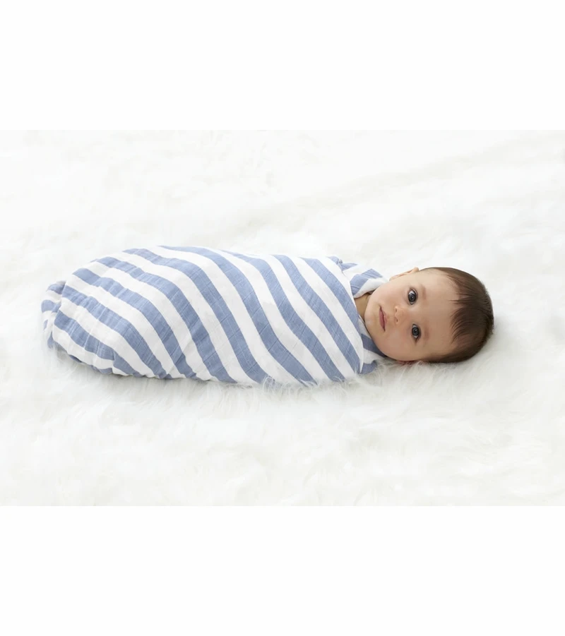 Aden + Anais Classic Swaddle Wraps, 4 Pack - Rock Star 4 Aden + Anais Classic Swaddle Wraps, 4 Pack - Rock Star - Image 2