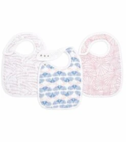Aden + Anais Snap Bibs, 3 Pack - Deco Butterflies