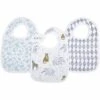 Aden + Anais Snap Bibs, 3 Pack - Jungle -Little Unicorn Store aden anais snap bibs 3 pack jungle 69