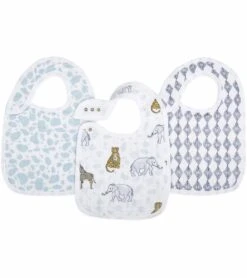 Aden + Anais Snap Bibs, 3 Pack - Jungle