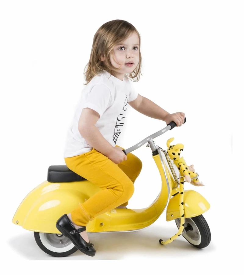 Ambosstoys PRIMO Ride On Kids Toy Classic - Yellow 4 Ambosstoys PRIMO Ride On Kids Toy Classic - Yellow - Image 2