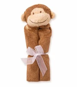 Little Unicorn Store -Little Unicorn Store angel dear blankie dark brown monkey 92