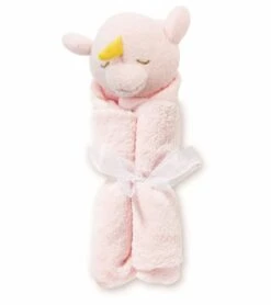 Little Unicorn Store -Little Unicorn Store angel dear blankie pink narwhal 95