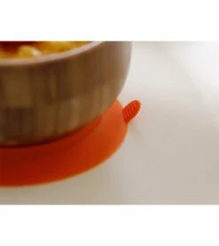 Avanchy Bamboo Stay Put Suction Baby Bowl + Spoon - Blue 10 Avanchy Bamboo Stay Put Suction Baby Bowl + Spoon - Blue -Little Unicorn Store avanchy bamboo stay put suction baby bowl spoon blue 202