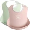BabyBjorn Baby Bib, 2-pack - Powder Green/ Powder Pink 2 BabyBjorn Baby Bib, 2-pack - Powder Green/ Powder Pink -Little Unicorn Store babybjorn baby bib 2 pack powder green powder pink 106