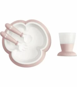 BabyBjorn Baby Feeding Set, Powder Pink