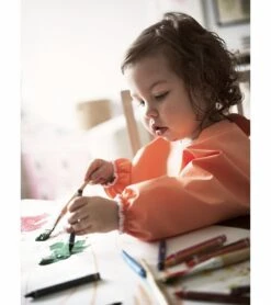 BabyBjorn Long Sleeve Bib - Purple -Little Unicorn Store babybjorn long sleeve bib purple 214