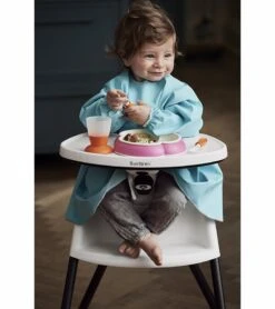 BabyBjorn Long Sleeve Bib - Purple -Little Unicorn Store babybjorn long sleeve bib purple 216