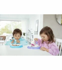 BabyBjorn Long Sleeve Bib - Purple -Little Unicorn Store babybjorn long sleeve bib purple 217