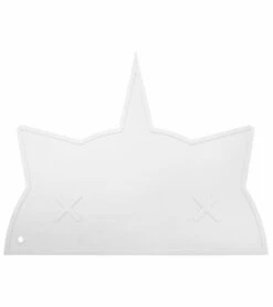 BamBamBoom Non-Slip Silicone Placemat - Unicorn-Cat White