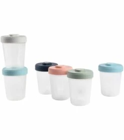 Beaba Baby Food Clip Containers Set Of 6 - Large
