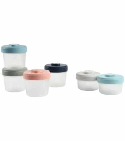Beaba Baby Food Clip Containers Set Of 6 - Small