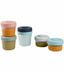 Beaba Baby Food Clip Containers Set Of 6 - Small -Little Unicorn Store beaba baby food clip containers set of 6 small 118