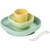 Beaba Silicone Suction Meal Set - Pastel -Little Unicorn Store beaba silicone suction meal set pastel 128