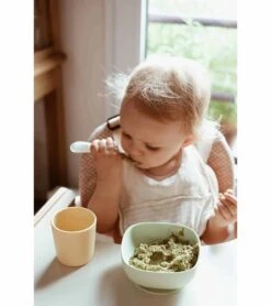 Beaba Silicone Suction Meal Set - Pastel -Little Unicorn Store beaba silicone suction meal set pastel 131