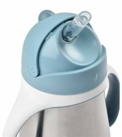 Beaba Stainless Steel Straw Sippy Cup - Rain -Little Unicorn Store beaba stainless steel straw sippy cup rain 127