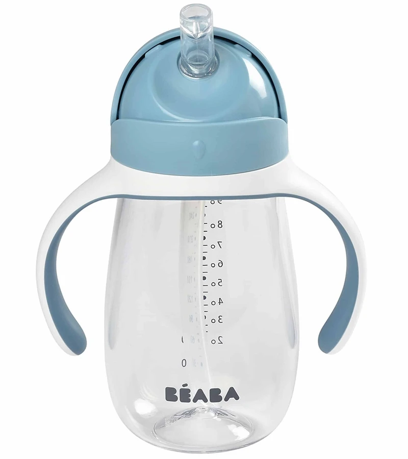 Beaba Straw Sippy Cup - Rain 3 Beaba Straw Sippy Cup - Rain