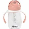 Beaba Straw Sippy Cup - Rose 2 Beaba Straw Sippy Cup - Rose -Little Unicorn Store beaba straw sippy cup rose 103