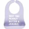 Bella Tunno Peanut Butter And Jealous Wonder Bib -Little Unicorn Store bella tunno peanut butter and jealous wonder bib 77