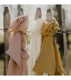 BIBS Muslin Swaddle - Ivory -Little Unicorn Store bibs muslin swaddle ivory 59