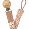 BIBS Pacifier Clip - Blush/Ivory