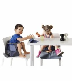 Bombol Pop-Up Booster Chair - Denim Blue -Little Unicorn Store bombol pop up booster chair denim blue 208