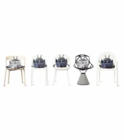 Bombol Pop-Up Booster Chair - Denim Blue -Little Unicorn Store bombol pop up booster chair denim blue 209