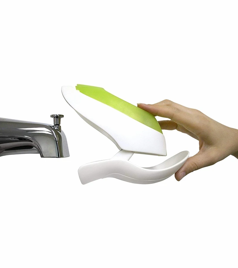 Boon Flo, Water Deflector And Protective Faucet Cover With Bubble Bath Dispenser - Kiwi - 609 4 Boon Flo, Water Deflector And Protective Faucet Cover With Bubble Bath Dispenser - Kiwi - 609 - Image 2