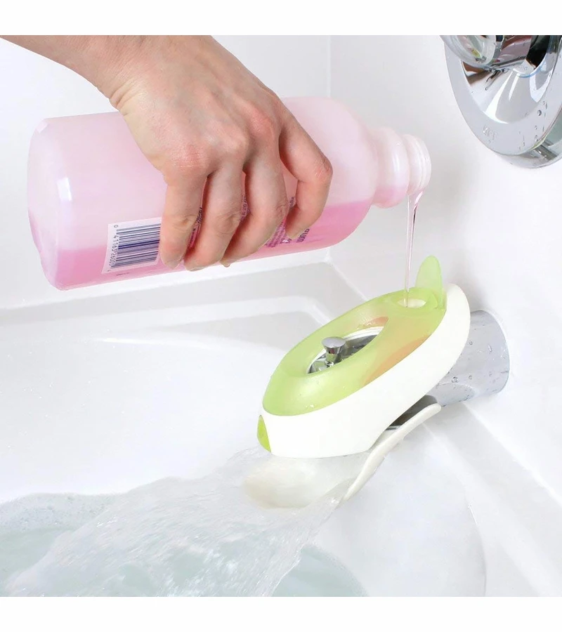 Boon Flo, Water Deflector And Protective Faucet Cover With Bubble Bath Dispenser - Kiwi - 609 6 Boon Flo, Water Deflector And Protective Faucet Cover With Bubble Bath Dispenser - Kiwi - 609 - Image 4