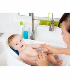 Boon Soak 3-Stage Bathtub - Grey/White -Little Unicorn Store boon soak 3 stage bathtub grey white 174