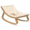 Charlie Crane LEVO Baby Rocker - Beech / Organic White -Little Unicorn Store charlie crane levo baby rocker beech organic white 105
