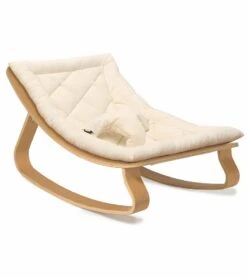 Charlie Crane LEVO Baby Rocker - Beech / Organic White