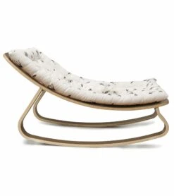Charlie Crane LEVO Baby Rocker - Walnut / Rose In April Fawn -Little Unicorn Store charlie crane levo baby rocker walnut rose in april fawn 110