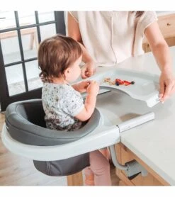 Chicco Fastlock 360 Hook-On Table Chair - Charcoal -Little Unicorn Store chicco fastlock 360 hook on table chair charcoal 82