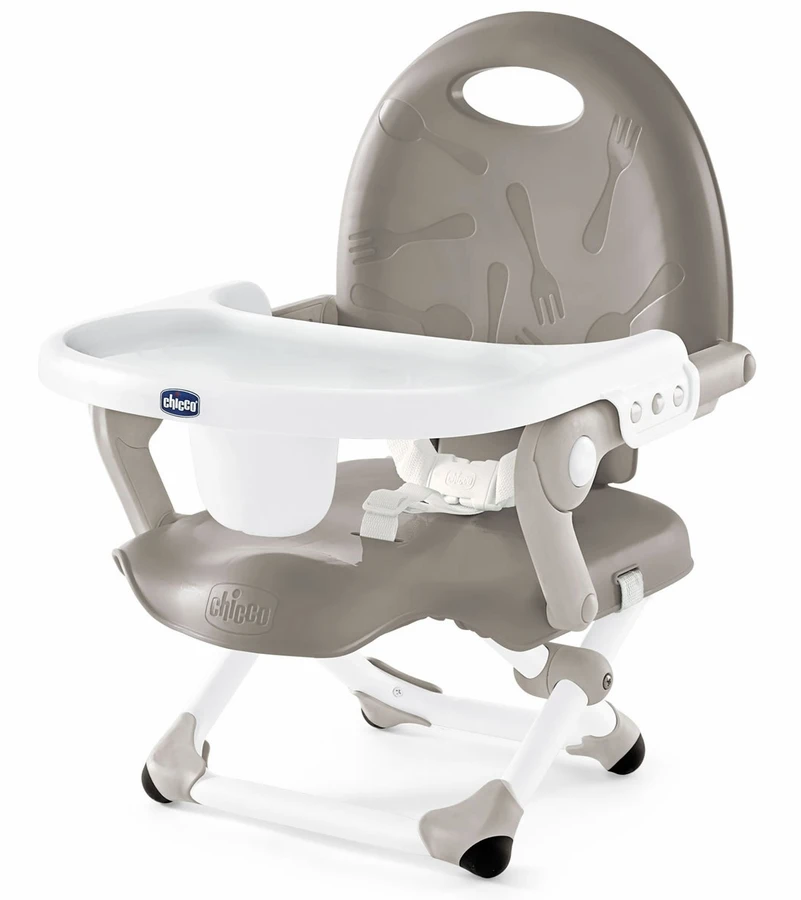 Chicco Pocket Snack Booster Seat - Stone 3 Chicco Pocket Snack Booster Seat - Stone